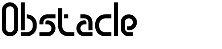 Schriftart Obstacle BRK: Mehr Infos & Vorschau Generator TTF: Obstacle BRK Schriftart
