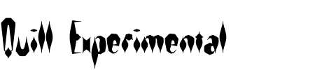 Schriftart Quill Experimental BRK: Mehr Infos & Zeichen Übersicht TTF: Quill Experimental BRK Schriftart