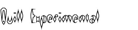 Schriftart Quill Experimental Outline BRK: Mehr Infos & Vorschau Generator TTF: Quill Experimental Outline BRK Schriftart