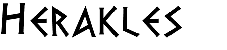 TTF: Herakles Schriftart