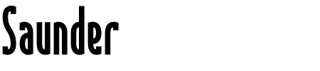 Schriftart Saunder BRK: Mehr Infos & Vorschau Generator TTF: Saunder BRK Schriftart