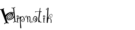 Schriftart Hipnotik: Mehr Infos & Zeichen Übersicht TTF: Hipnotik Schriftart