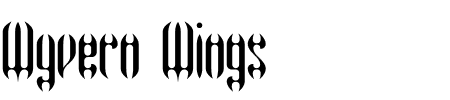 Schriftart Wyvern Wings BRK: Mehr Infos & Vorschau Generator TTF: Wyvern Wings BRK Schriftart