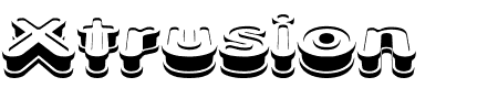 Schriftart Xtrusion BRK: Mehr Infos & Vorschau Generator TTF: Xtrusion BRK Schriftart