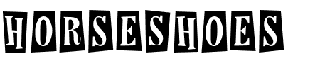 TTF: HorseShoes Schriftart