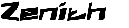Schriftart Zenith BRK: Mehr Infos & Vorschau Generator TTF: Zenith BRK Schriftart