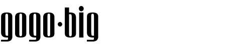 TTF: gogo�big Schriftart