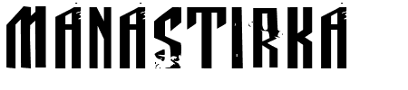 TTF: Manastirka Font