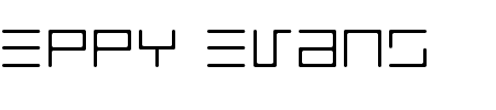 Eppy Evans Round Light Schriftart