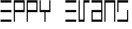 Epps Evans Narrow Light Schriftart