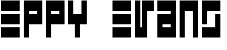 Epps Evans Narrow Black Schriftart
