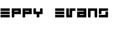 Epps Evans Black Schriftart