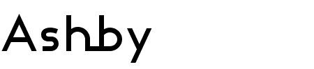 Schrift Ashby: Mehr Infos & Zeichen Übersicht TTF: Ashby Schrift