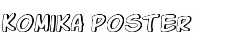 Schriftart Komika Glaze: Mehr Infos & Vorschau Generator TTF: Komika Glaze Schriftart
