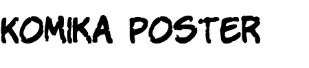 Komika Parch Schriftart