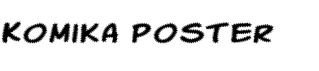 Komika Tread Schriftart