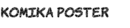 Komika Krak Schriftart