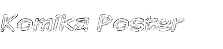 Komika Sketch Schriftart