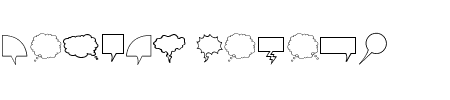 Komika Bubbles Schriftart