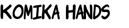 Komika Hand Jam Schriftart