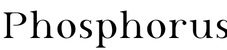 Phosphorus Selenide Schriftart