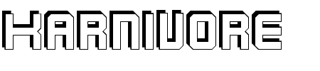 Schriftart Karnivore Four: Mehr Infos & Vorschau Generator TTF: Karnivore Four Schriftart