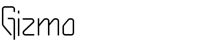 Schriftart Gizmo: Mehr Infos & Vorschau Generator TTF: Gizmo Schriftart