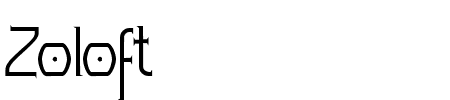 Zoloft Schriftart