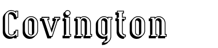Schriftart Covington Shadow: Mehr Infos & Vorschau Generator TTF: Covington Shadow Schriftart