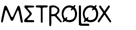 Schriftart Metrolox: Mehr Infos & Vorschau Generator TTF: Metrolox Schriftart