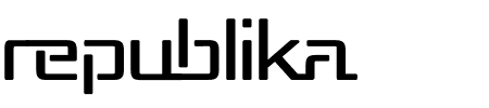 Schriftart Republika: Mehr Infos & Vorschau Generator TTF: Republika Schriftart