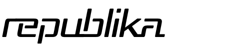 Republika Italic Schriftart