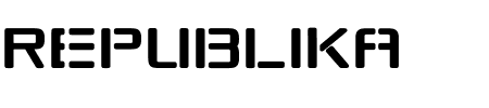 Republikaps Schriftart
