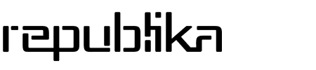 Republika III Schriftart