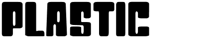 Schriftart Plastic: Mehr Infos & Vorschau Generator TTF: Plastic Schriftart