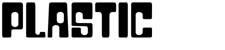 Plastic No.28 Schriftart