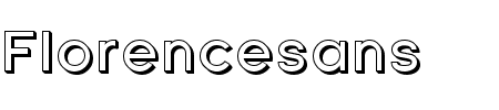 Schriftart Florencesans Shaded: Mehr Infos & Vorschau Generator TTF: Florencesans Shaded Schriftart