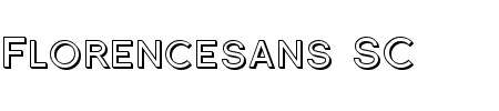 Schriftart Florencesans SC Shaded: Mehr Infos & Vorschau Generator TTF: Florencesans SC Shaded Schriftart