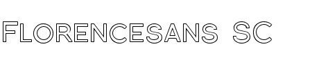Florencesans SC Outline Schriftart
