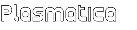 Schriftart Plasmatica Outline: Mehr Infos & Vorschau Generator TTF: Plasmatica Outline Schriftart
