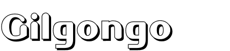 Schriftart Gilgongo Ombre: Mehr Infos & Vorschau Generator TTF: Gilgongo Ombre Schriftart