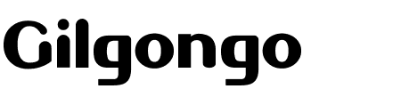 Gilgongo Ombre Schriftart