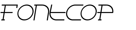 Schriftart Fontcop: Mehr Infos & Vorschau Generator TTF: Fontcop Schriftart