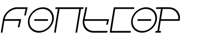 Fontcop III Schriftart
