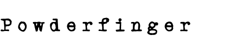 Powderfinger Type Schriftart