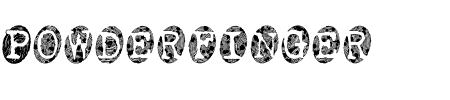 Powderfinger Smudged Schriftart