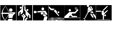 Olympicons 2 Schriftart