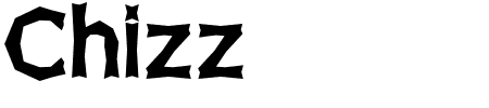 Chizz Wide High Schriftart