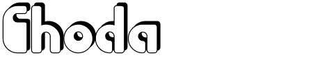 Schriftart Choda Chado: Mehr Infos & Vorschau Generator TTF: Choda Chado Schriftart
