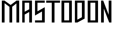 TTF: Mastodon Font